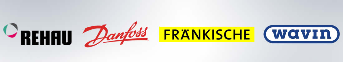 Rehau yerden ısıtma, Danfoss yerden ısıtma, Freankische yerden ısıtma, Wavin pilsa yerden ısıtma sistemleri